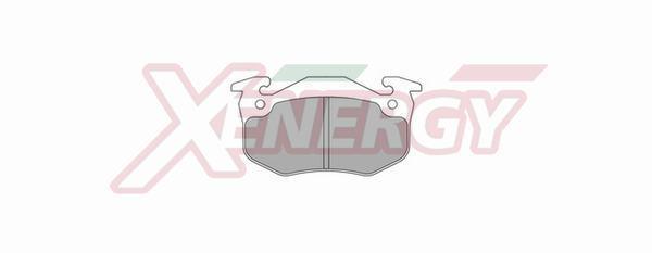 Jogo de 4 pastilhas de travão XENERGY ref. X40182