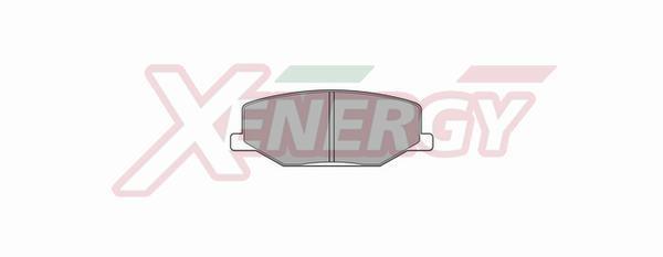 Jeu de 4 plaquettes de frein XENERGY ref. X40217