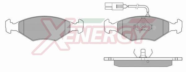 Jogo de 4 pastilhas de travão XENERGY ref. X40220