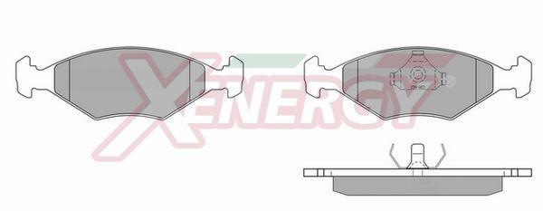 Jogo de 4 pastilhas de travão XENERGY ref. X40221