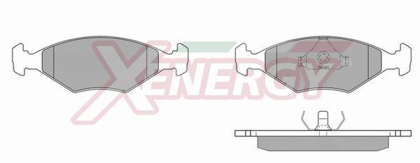Jogo de 4 pastilhas de travão XENERGY ref. X40224