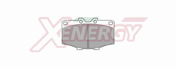 Jogo de 4 pastilhas de travão XENERGY ref. X40245