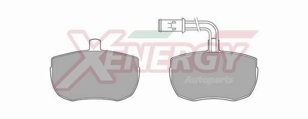 Jogo de 4 pastilhas de travão XENERGY ref. X40261