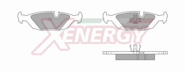 Jogo de 4 pastilhas de travão XENERGY ref. X40263