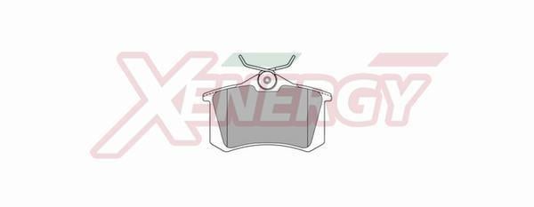 Jeu de 4 plaquettes de frein XENERGY ref. X40273