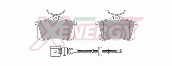 Jogo de 4 pastilhas de travão XENERGY ref. X40277