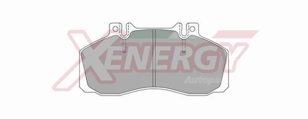 Jeu de 4 plaquettes de frein XENERGY ref. X40320
