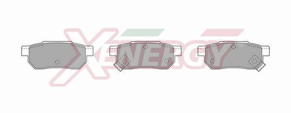 Jeu de 4 plaquettes de frein XENERGY ref. X40344
