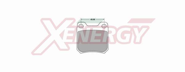 Jogo de 4 pastilhas de travão XENERGY ref. X40368