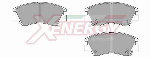Jogo de 4 pastilhas de travão XENERGY ref. X40372