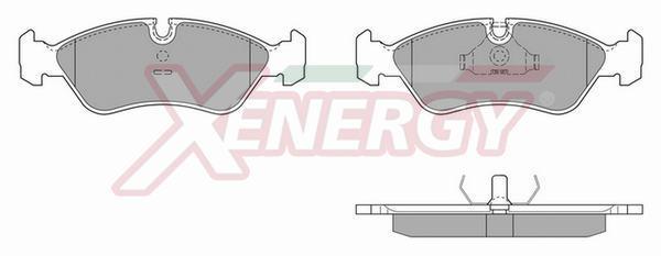 Jogo de 4 pastilhas de travão XENERGY ref. X40383