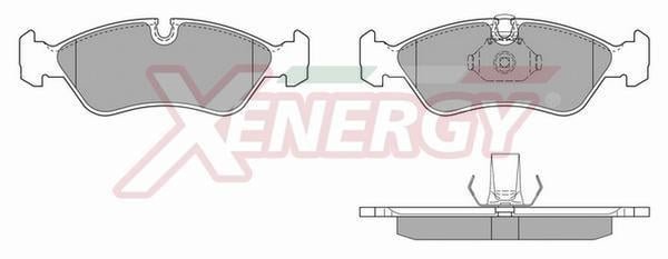 Jogo de 4 pastilhas de travão XENERGY ref. X40384