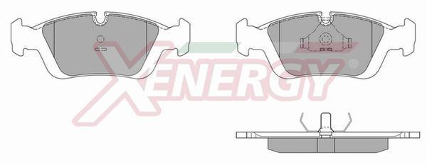 Jogo de 4 pastilhas de travão XENERGY ref. X40392