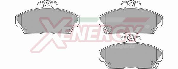 Jeu de 4 plaquettes de frein XENERGY ref. X40405