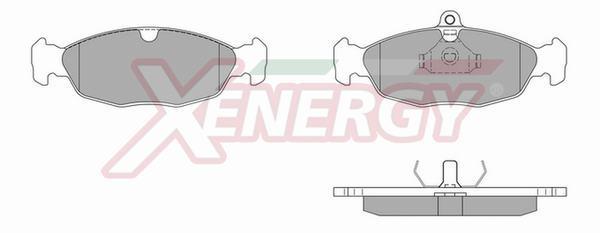 Jogo de 4 pastilhas de travão XENERGY ref. X40409