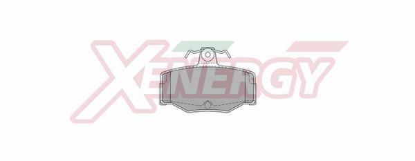 Jogo de 4 pastilhas de travão XENERGY ref. X40429