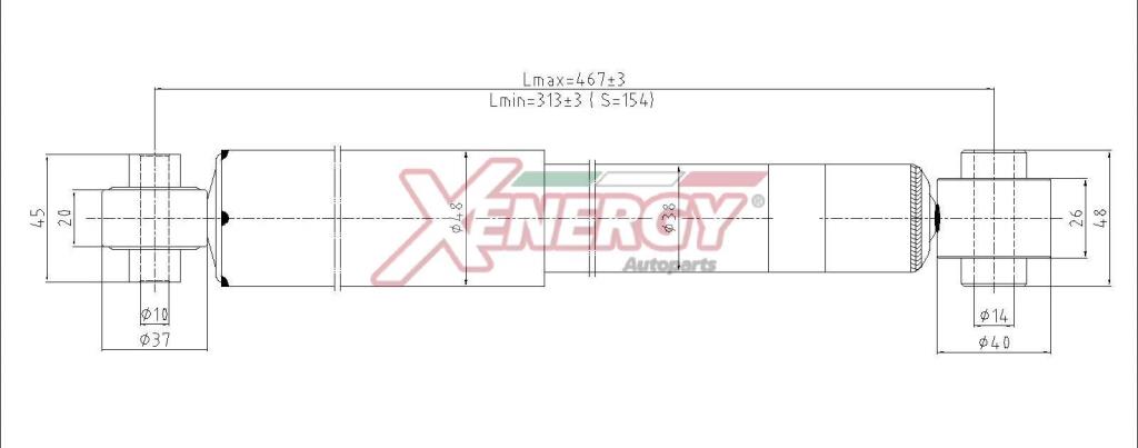 Amortecedores de choque XENERGY ref. X404343