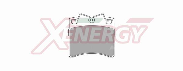 Jogo de 4 pastilhas de travão XENERGY ref. X40466