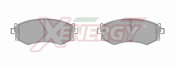 Jeu de 4 plaquettes de frein XENERGY ref. X40475