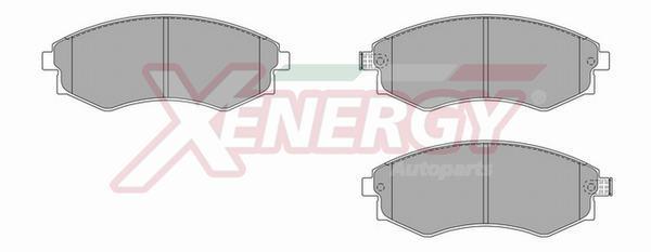 Jeu de 4 plaquettes de frein XENERGY ref. X40476