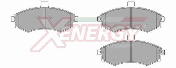 Jogo de 4 pastilhas de travão XENERGY ref. X40479