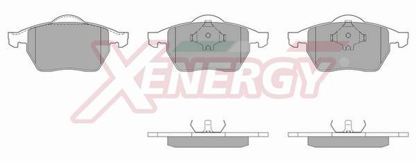 Jogo de 4 pastilhas de travão XENERGY ref. X40484