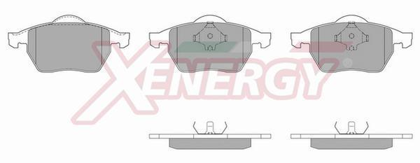 Jogo de 4 pastilhas de travão XENERGY ref. X40485