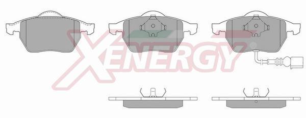 Jogo de 4 pastilhas de travão XENERGY ref. X40490