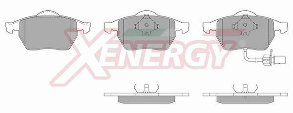 Jogo de 4 pastilhas de travão XENERGY ref. X40491