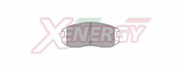 Jogo de 4 pastilhas de travão XENERGY ref. X40495