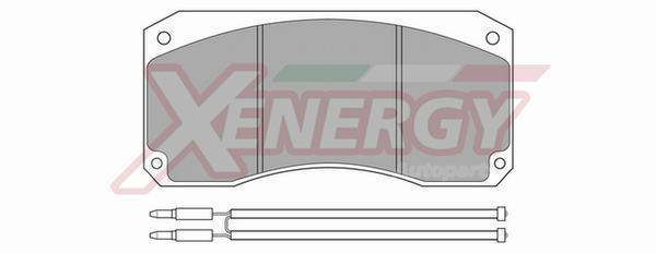 Jogo de 4 pastilhas de travão XENERGY ref. X40503