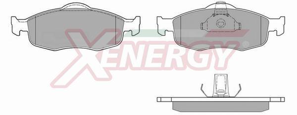 Jogo de 4 pastilhas de travão XENERGY ref. X40515