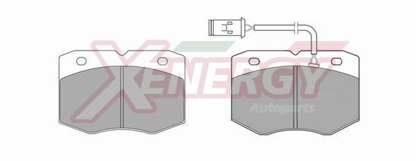 Jogo de 4 pastilhas de travão XENERGY ref. X40520