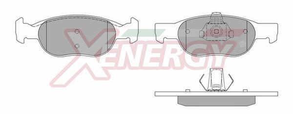 Jogo de 4 pastilhas de travão XENERGY ref. X40571
