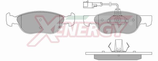 Jogo de 4 pastilhas de travão XENERGY ref. X40573