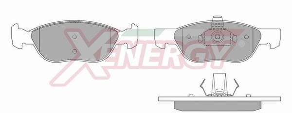 Jogo de 4 pastilhas de travão XENERGY ref. X40575