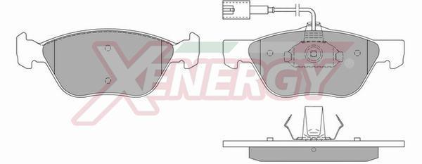 Jogo de 4 pastilhas de travão XENERGY ref. X40577