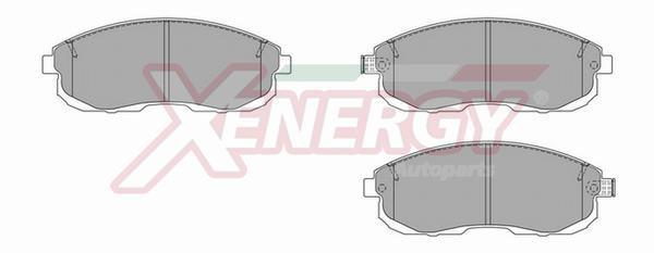 Jeu de 4 plaquettes de frein XENERGY ref. X40598