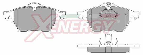 Jogo de 4 pastilhas de travão XENERGY ref. X40601