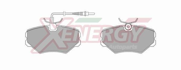 Jogo de 4 pastilhas de travão XENERGY ref. X40624