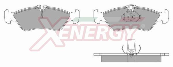 Jogo de 4 pastilhas de travão XENERGY ref. X40628