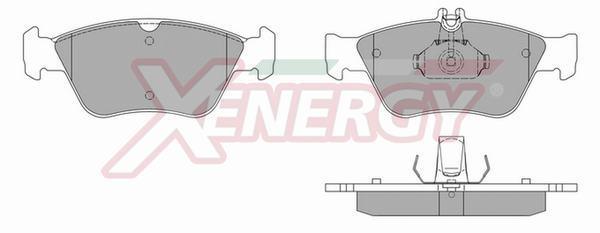Jogo de 4 pastilhas de travão XENERGY ref. X40631