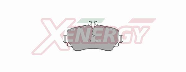Jogo de 4 pastilhas de travão XENERGY ref. X40676