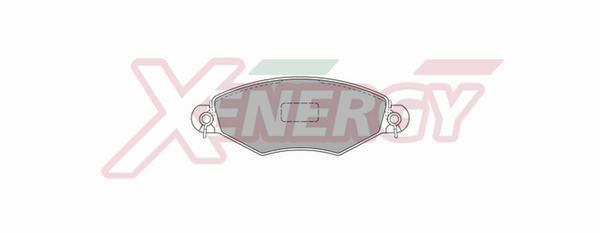 Jeu de 4 plaquettes de frein XENERGY ref. X40680