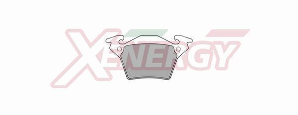 Jogo de 4 pastilhas de travão XENERGY ref. X40717