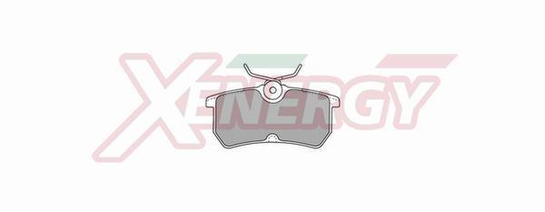 Jeu de 4 plaquettes de frein XENERGY X40718