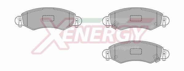 Jeu de 4 plaquettes de frein XENERGY ref. X40737