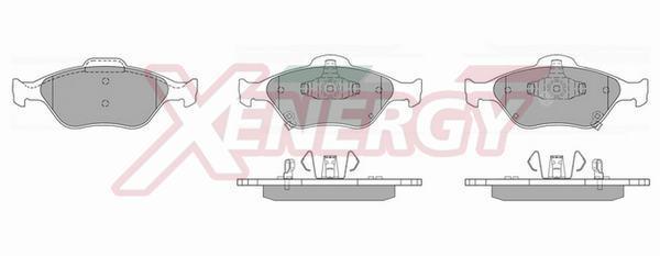 Jogo de 4 pastilhas de travão XENERGY ref. X40741