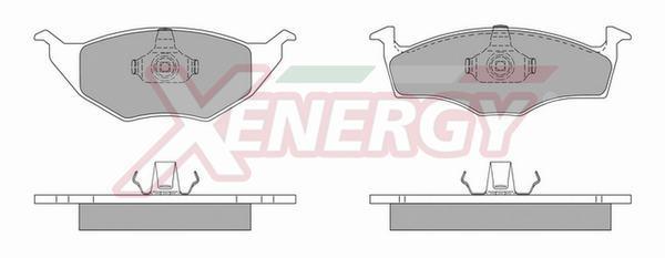 Jogo de 4 pastilhas de travão XENERGY ref. X40748
