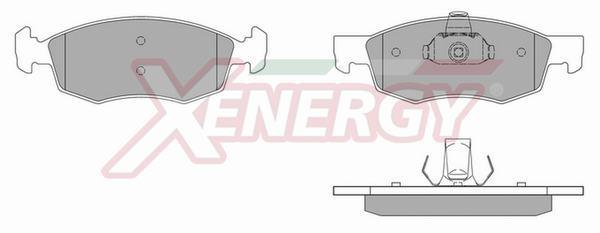 Jogo de 4 pastilhas de travão XENERGY ref. X40752